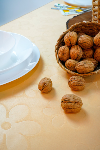 homease Etuval Nostalgia Series Seersucker Print Față de masă fără griji cu m...