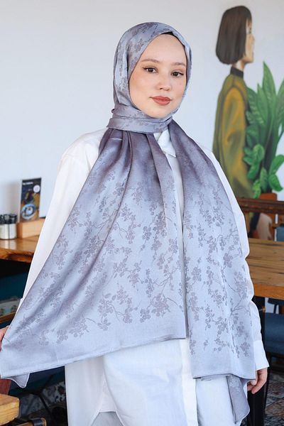 Hint İpek Cotton Jacquard Double Paint Shawl - Pmkjkv01-16