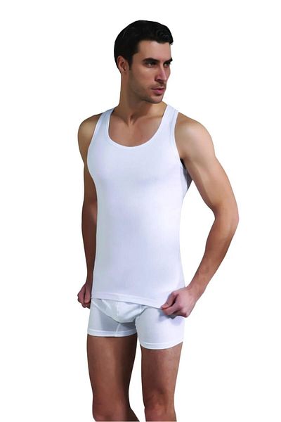 Saran Tricou pentru bărbați Ribana 3004 Model Classic - 3 bucăți