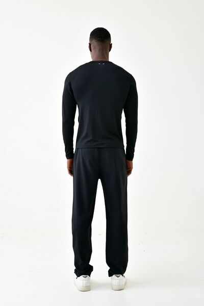 Wild Athletic Чоловіча базова компресійна футболка з довгим рукавом для фітнесу