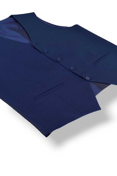 Ünal Giyim Men's Fabric Vest - Large Size Battal