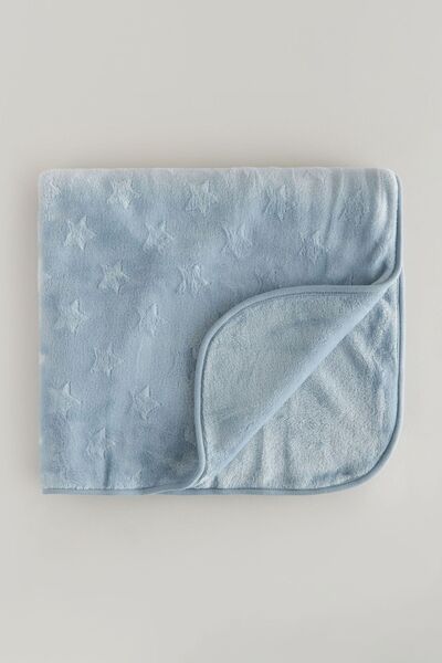 Next Baby Baby Blue Star Patterned Blanket
