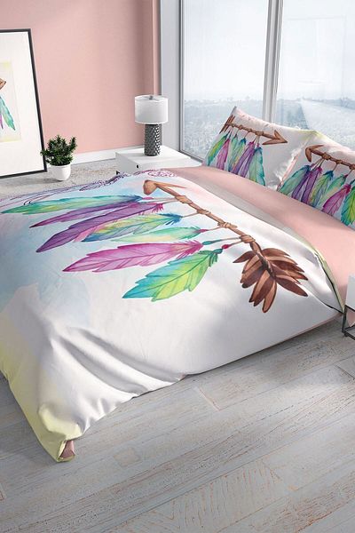 PerlaSera Sleep 3d Cotton Satin Double Duvet Cover Set