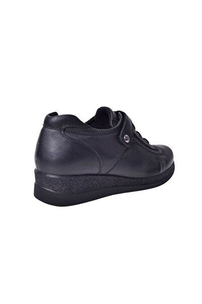 Mammamia D24ka-3635 Siyah Kadın Deri Ayakkabı