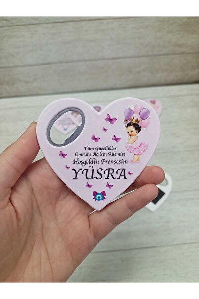 Genel Markalar 25 Adet Kalp Magnet Açacak Yeni Doğan, Doğum Günü, Sünnet, Niş...