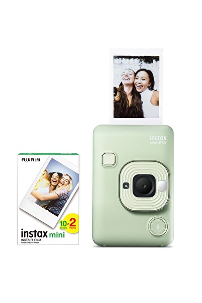 Fujifilm Instax Mini LiPlay Hybrid Matcha Green Fotoğraf Makinesi 20'li Film ...