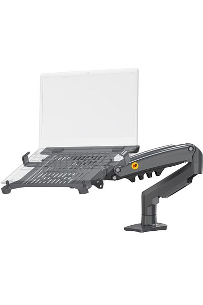 Ergoflex حامل كمبيوتر محمول متوافق مع Nb North Bayou F80-fp مقاس 10 بوصة - 17 بوصة مع ممتص للصدمات