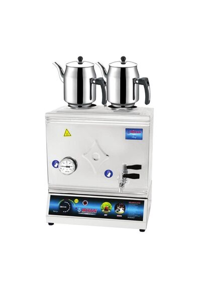 Mizan 40 Lık Elektrikli 30 litre 2 Demlikli Çay Kazanı Hediyeli