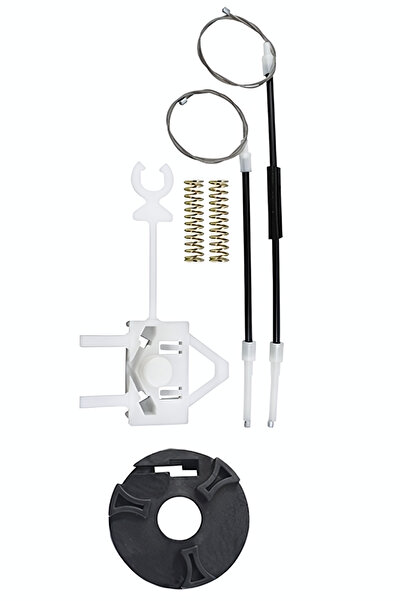 Kasey Fiat Albea Ön Sol Kapı Uyumlu Cam Kriko Teli ve Tamir Seti Takımı Kiti