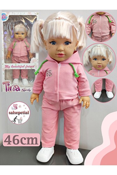Salsepetial Büyük Boy Et Bebek 46cm Kokulu Kutulu Model Bebek Eşofmanlı Tina ...