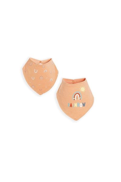 Biorganic Happy Rainbow 2 Piece Baby Scarf 75151