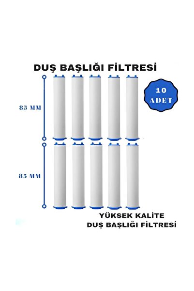 YMV 10 ADET DUŞ BAŞLIĞI FİLTRESİ- KİREÇ PAS TORTU ENGELLEYİCİ FİLTRE- MASAJLI DUŞ BAŞLIĞI FİLTRESİ