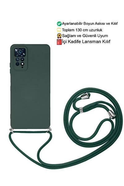 emybox Xiaomi Redmi Note 11 PRO 12 PRO 4G Telefon Kılıfı - Boyun Askılı Lansm...