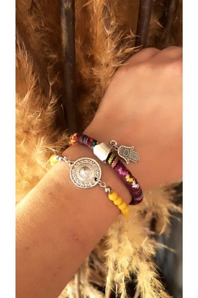 by özllem Set of 2 Design Ethnic Bracelets