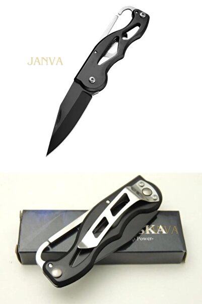 Janva Kamp İzcilik Aşılama Çakı Hobi Siyah Yeni Model Kaliteli