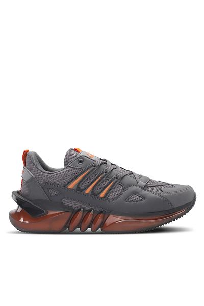 Slazenger Men's Winter Gray Leather Sports Shoes - Waterproof, Anti-slip, Comfortable Orthopedic, Thick Sole