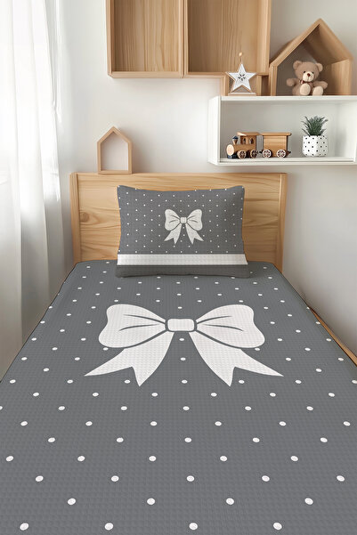 Talia Home طقم بيكيه للأطفال بنمط شريط واحد - TLAP-099