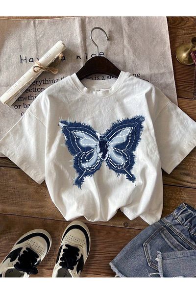 Jose Clothing Μπλουζάκι Oversize με στάμπα από οργανικό βαμβάκι