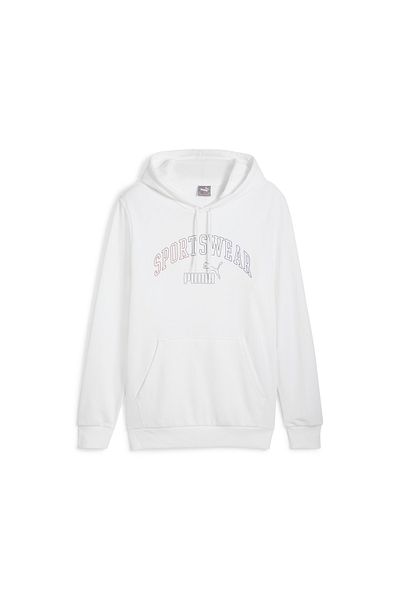 Puma Hanorac alb TR degradat ESS+ LOGO LAB - 68250402   Masculin