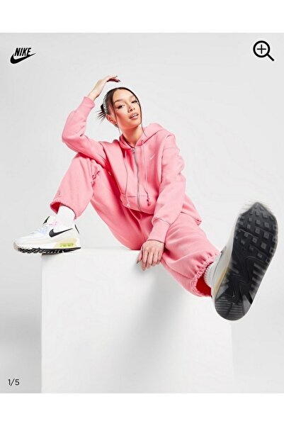 Nike Αθλητικά ρούχα Phoenix Fleece oversized d Full-Zip Hoodie Ροζ Γυναικείο Φούτερ DQ5758-611