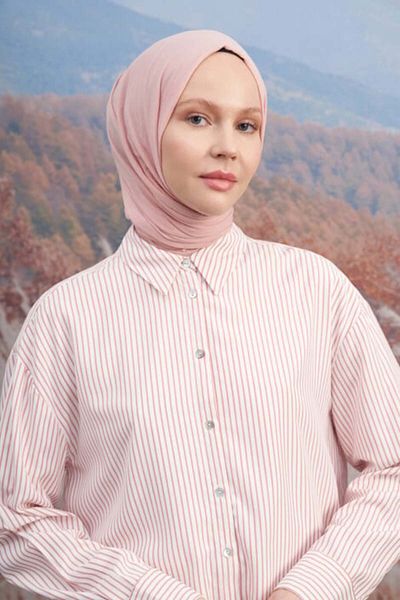 ARMANDA OLAY Cotton Shawl - Powder Color