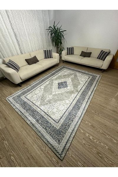LİMAY Husă practică pentru covor din țesătură din catifea fără burete - Lavabilă - Decorativă - 6m2 (200x300)