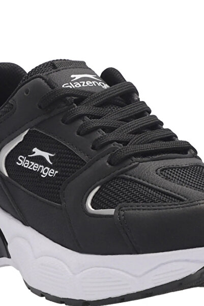 Slazenger Unisex Kışlık Su Geçirmez Kaydırmaz  Taban Hafif Rahat Ortopedik Deri Siyah Tarz Spor Ayakkabı