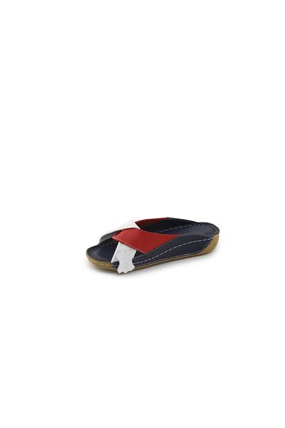 FC SCHNITZER Genuine Leather Cross High Sole Daily Orthopedic Saddler Women's Slippers Çpr01