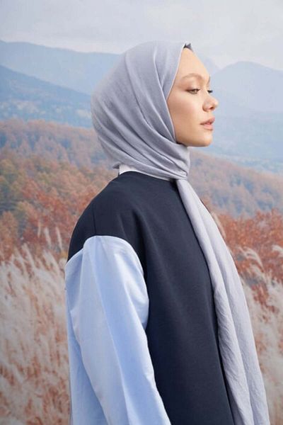 ARMANDA OLAY Cotton Shawl - Gray