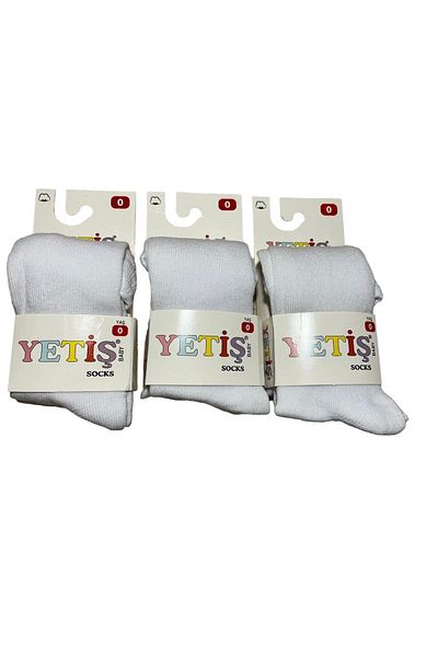 Butik Cotton 3-piece Baby and Kids Clip-on Socks Set