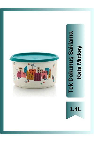 Tupperware One Touch Storage Container 1.4L Mickey