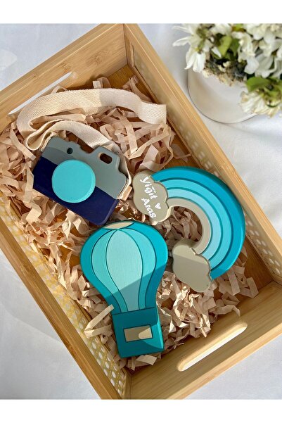 mogokids 3 objeli bebek cekım aksesuarı anne bebek anı küpü