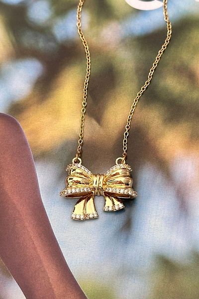 Trendy Butik قلادة نموذج الشريط الصلب