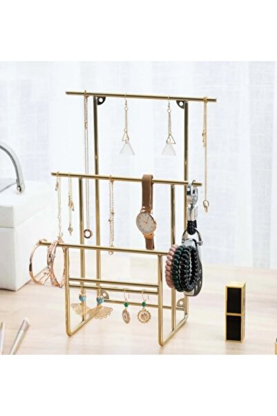 ZEYDADA حامل مجوهرات ذهبي، مجوهرات، حامل مكعب، سوار، مجموعة قلادة، منظم خزانة...