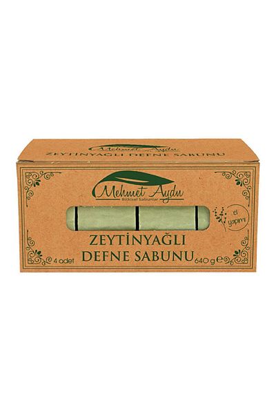 Mehmet Aydın Natural Laurel Soap - Olive Oil, 4 PCS (640 GR.)
