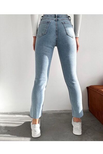 Rich Star Kesik Paça Mom Fit