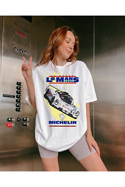 Jose Clothing Tricou oversize imprimat din bumbac organic