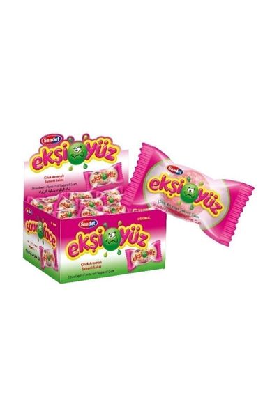SAADET Sour Gum 100 Pieces Strawberry