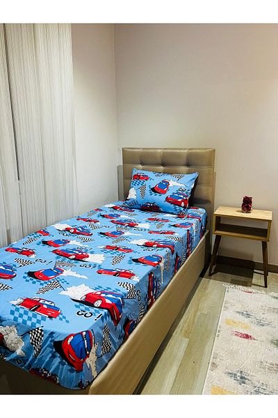 Belsina Home Față de pernă cu cearșaf elastic și husă - 100x200 cm/50x70 cm