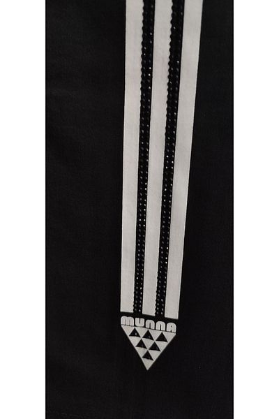 AKG STRIPED BLACK SPORTS LYRICAL WOMEN'S PANT