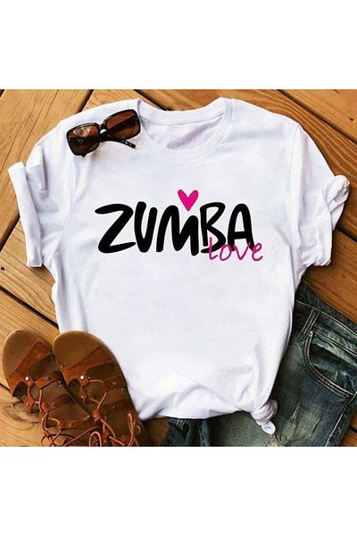 Pink Sky Μπλουζάκι Unisex Zumba - Μεγάλο