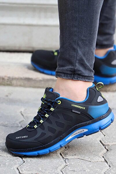 lumberjack Ursa B2 Siyah Saks Erkek Günlük Spor Ayakkabı 101393027-1siyah/mavi