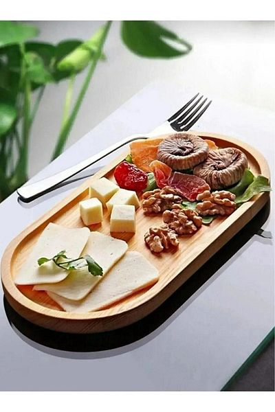 incili home Bamboo Wooden Oil Pot Mat, Snack Bowl - Coffee Pot - Soap Dish Presentation Stand