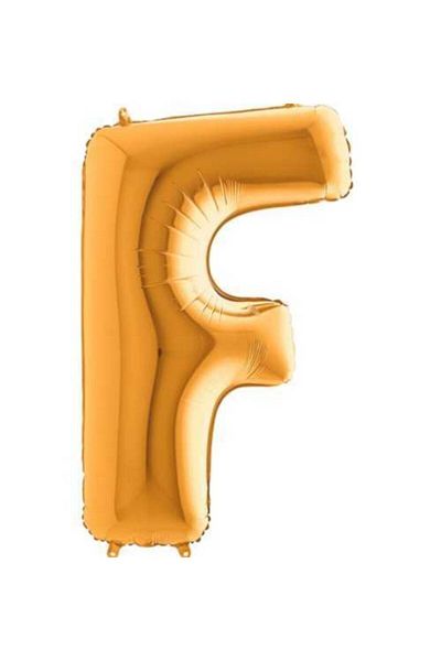 İkmal F Gold Letter Balloon 76 Cm
