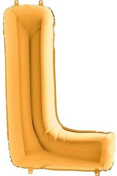 İkmal L Gold Letter Balloon 76 Cm