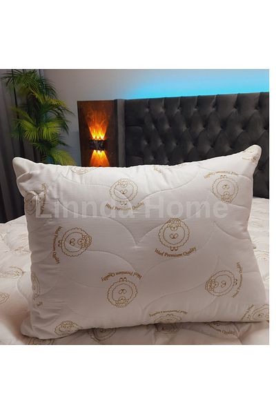 Linnda Home Μάλλινο μαξιλάρι Ring Washable από το Linnda Factory