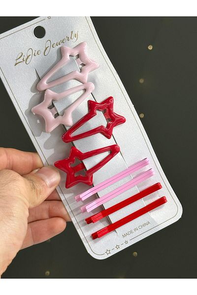 Chocuk Star Patterned Tailed Buckle - Set of 10