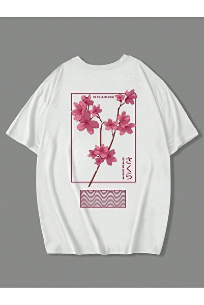 Jose Clothing Tricou oversize imprimat din bumbac organic