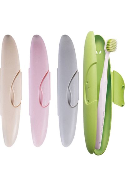Difaş Hygienic Toothbrush Storage Container Box X 4 Pieces