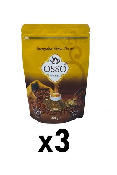 Osso Ottoman Coffee 200 gr 8 Mixed Set of 3
